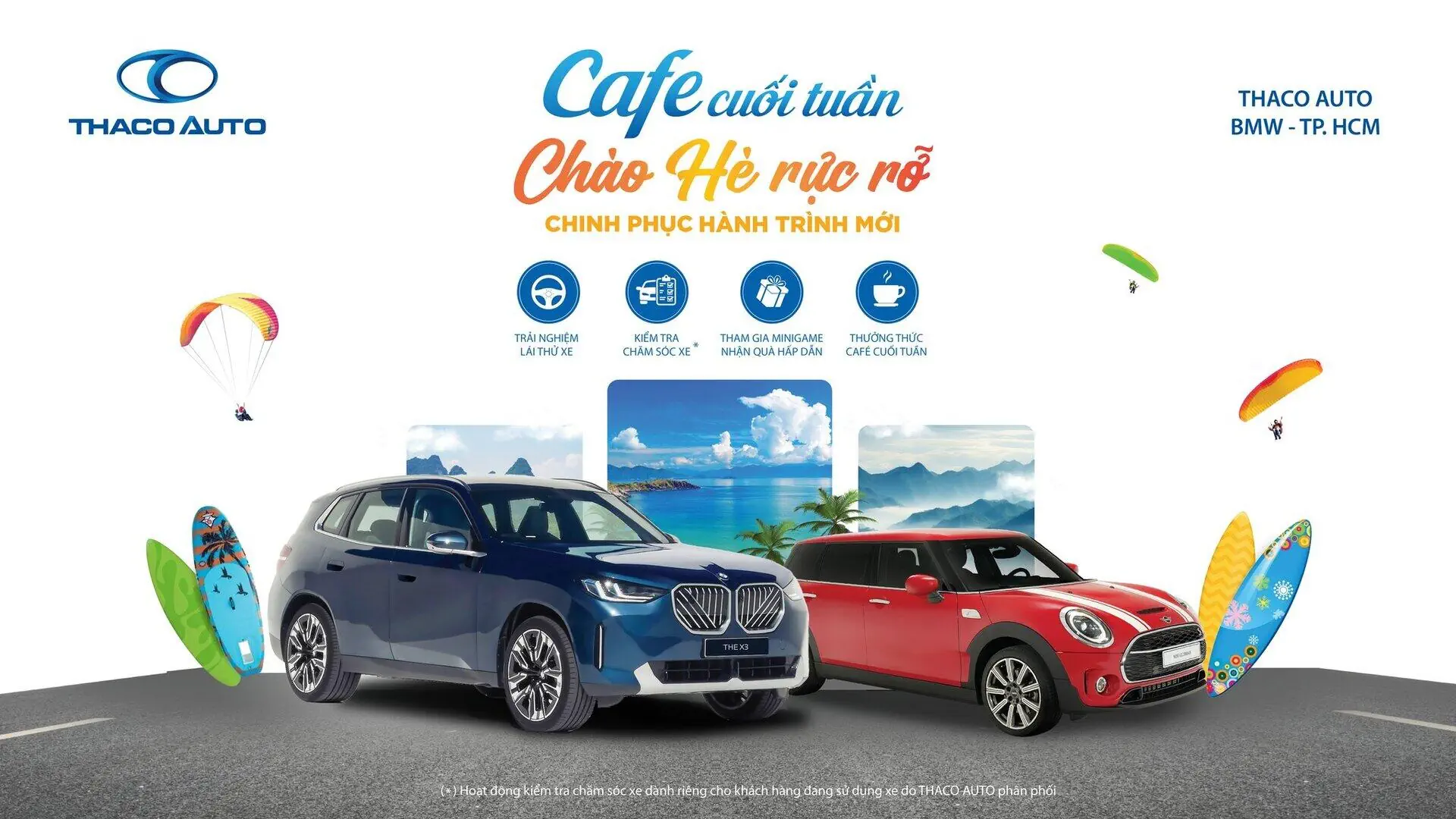 CHÀO HÈ RỰC RỠ – CHINH PHỤC HÀNH TRÌNH MỚI CÙNG THACO AUTO BMW - TP.HCM